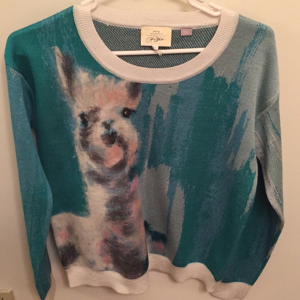 Anthropologie Llama Sweater! Super cute!!!